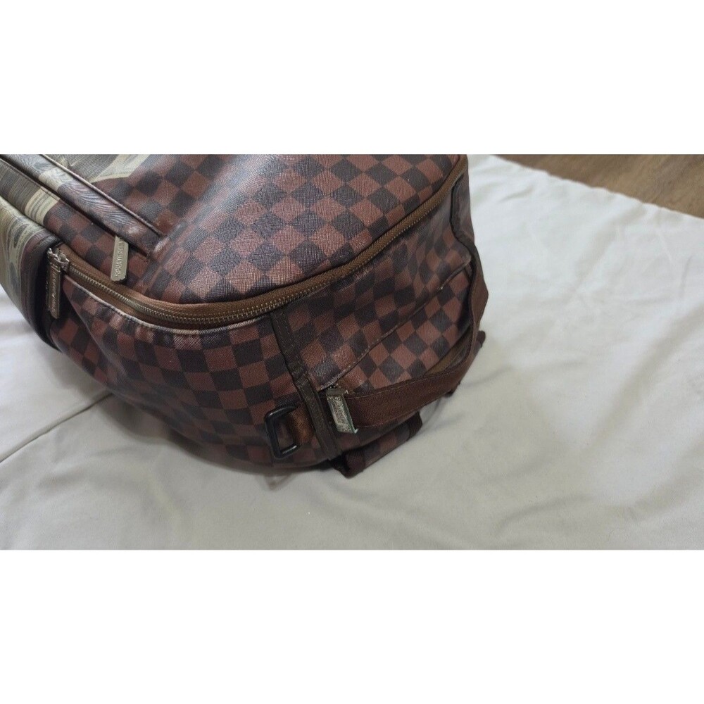 Sprayground Backpack Checker Money Stack Limited Edition Backpack - Picture 11 of 12